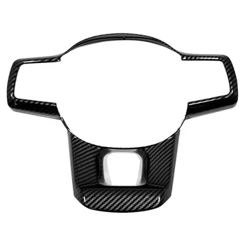 Автомобильная накладка на рулевое колесо из углеродного волокна, декоративная рамка, наклейка для Kia Sorento MQ4 2021